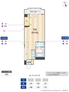 ファミーユTAKADA【4階】の間取り