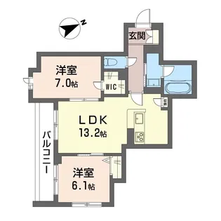 プレミアス【1階】の間取り