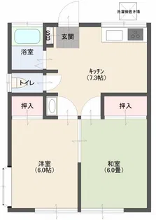 スタビリタ川奈【1階】の間取り