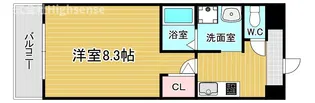 ヴィラナリー関目II【4階】の間取り