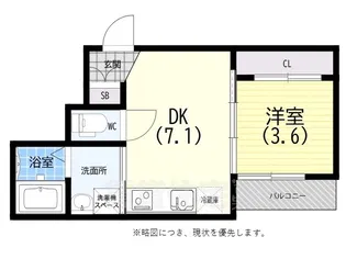 リッチライフ OISHI【1階】の間取り