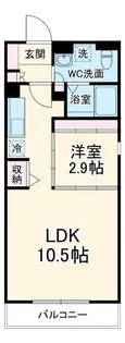 ガーデンガーデン【3階】の間取り