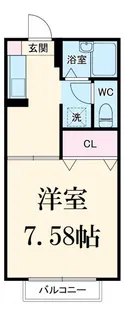 アーバンコーポラスII【1階】の間取り