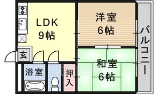 ヴィラカリッジ【2階】の間取り