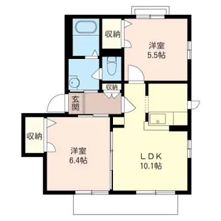 ヒルステージI【1階】の間取り