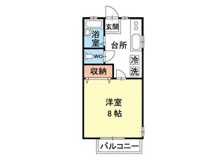 サザンウインド【1階】の間取り