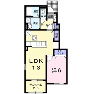 エミネンス・的【1階】の間取り