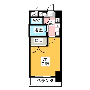 セントラルハイツ筒井【4階】の間取り