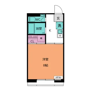 鶴田ビル【3階】の間取り