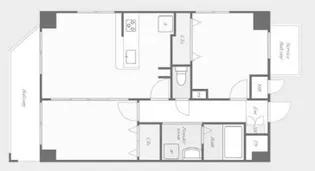 東京都葛飾区亀有5【マンション】の間取り