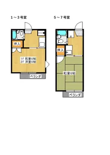 ドミール楡【1階】の間取り