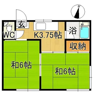 コーポ田町【2階】の間取り