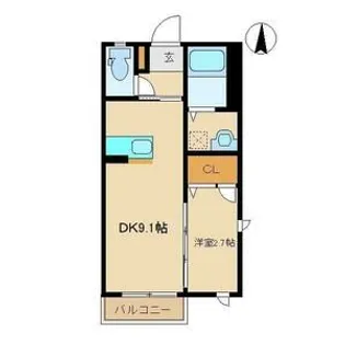 ハートフル【1階】の間取り