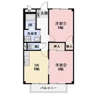 サープラスIIときわ【2階】の間取り