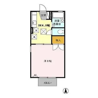 アネックスフジ【1階】の間取り