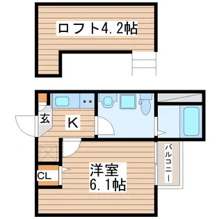 エスペランサ大野田【2階】の間取り