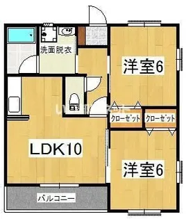 フルールコート【1階】の間取り