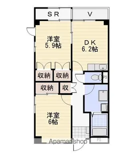 グランマロニエ【3階】の間取り