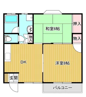 グランデハイツ【1階】の間取り