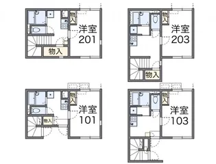 レオネクスト松蔭【2階】の間取り