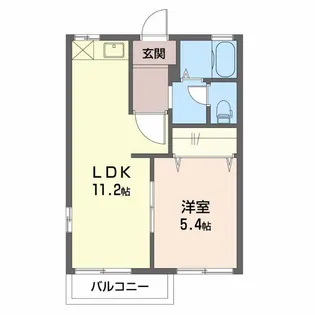 ベルテ A【2階】の間取り