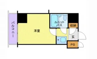 リブポート宇都宮【8階】の間取り