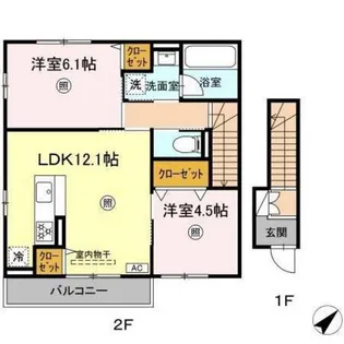 エルセージュ【2階】の間取り