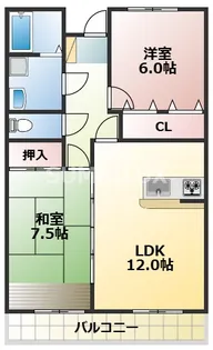 ペルファヴォーレ【3階】の間取り