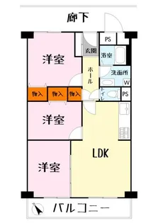 シャルマンコーポ草津【7階】の間取り