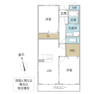 レジダンス・フルール【3階】の間取り