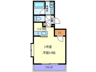 アビテヴィルIII【1階】の間取り