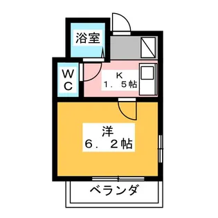 エントリーミツワ【3階】の間取り