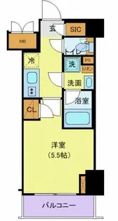 神奈川県横浜市中区千歳町【マンション】の間取り