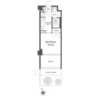 サムティレジデンス浦安【1階】の間取り