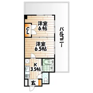 ロイヤルグランデ【4階】の間取り