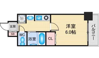 1Kの間取り画像