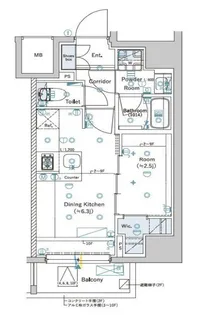 シーフォルム早稲田【9階】の間取り