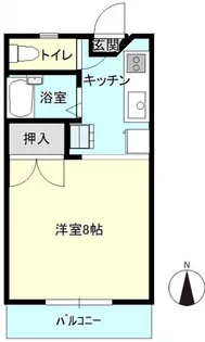 ラビットハウス【2階】の間取り