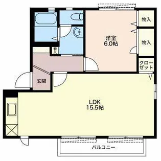 マロニエ B【2階】の間取り