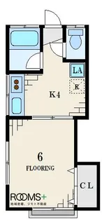 奥野アパート【2階】の間取り
