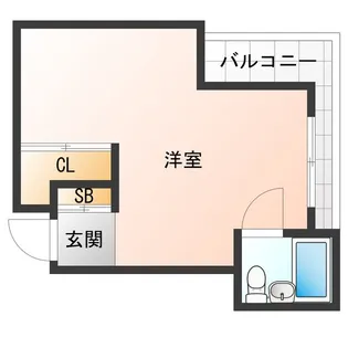 大阪府大阪市福島区海老江5【マンション】の間取り