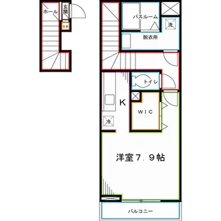 リブリ・SUN GREEN【2階】の間取り
