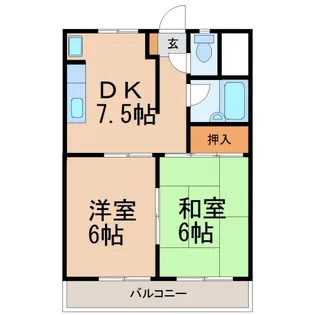 神奈川県藤沢市片瀬3【マンション】の間取り