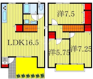 千葉県柏市今谷上町【一戸建】の間取り