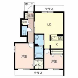 Bella Morne【1階】の間取り