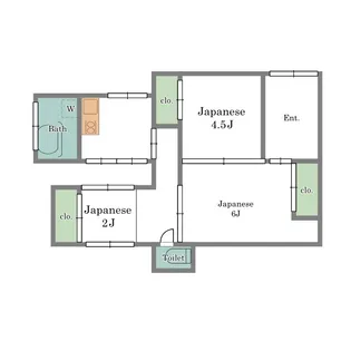 本町6丁目戸建【1階】の間取り