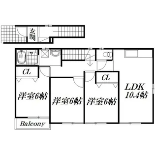 静岡県浜松市中央区鴨江1【アパート】の間取り