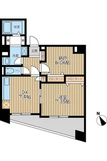 東京都荒川区西日暮里2【マンション】の間取り