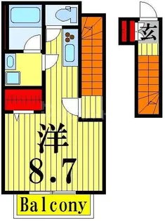 A gardenの間取り