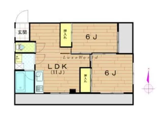神奈川県横浜市神奈川区松本町2【マンション】の間取り